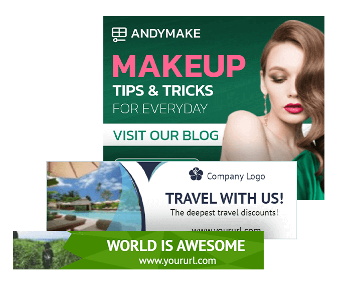 Blog-Banner-Vorlagen in HTML5