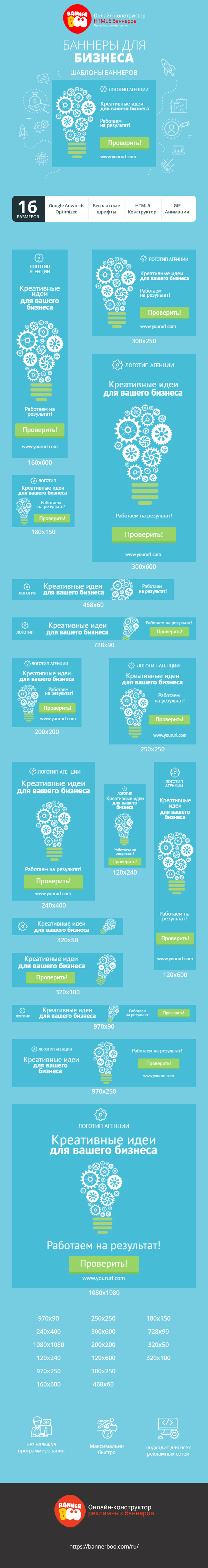 Шаблон рекламного баннера — Креативные идеи для вашего бизнеса