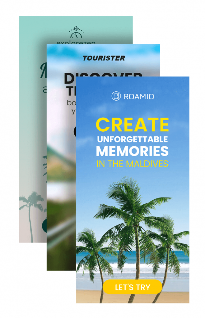 HTML5-Reisebanner-Vorlagen
