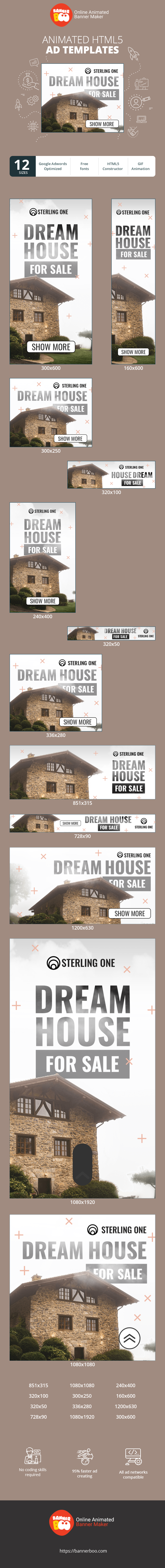 Szablon reklamy banerowej — Traumhaus — Zu Verkaufen