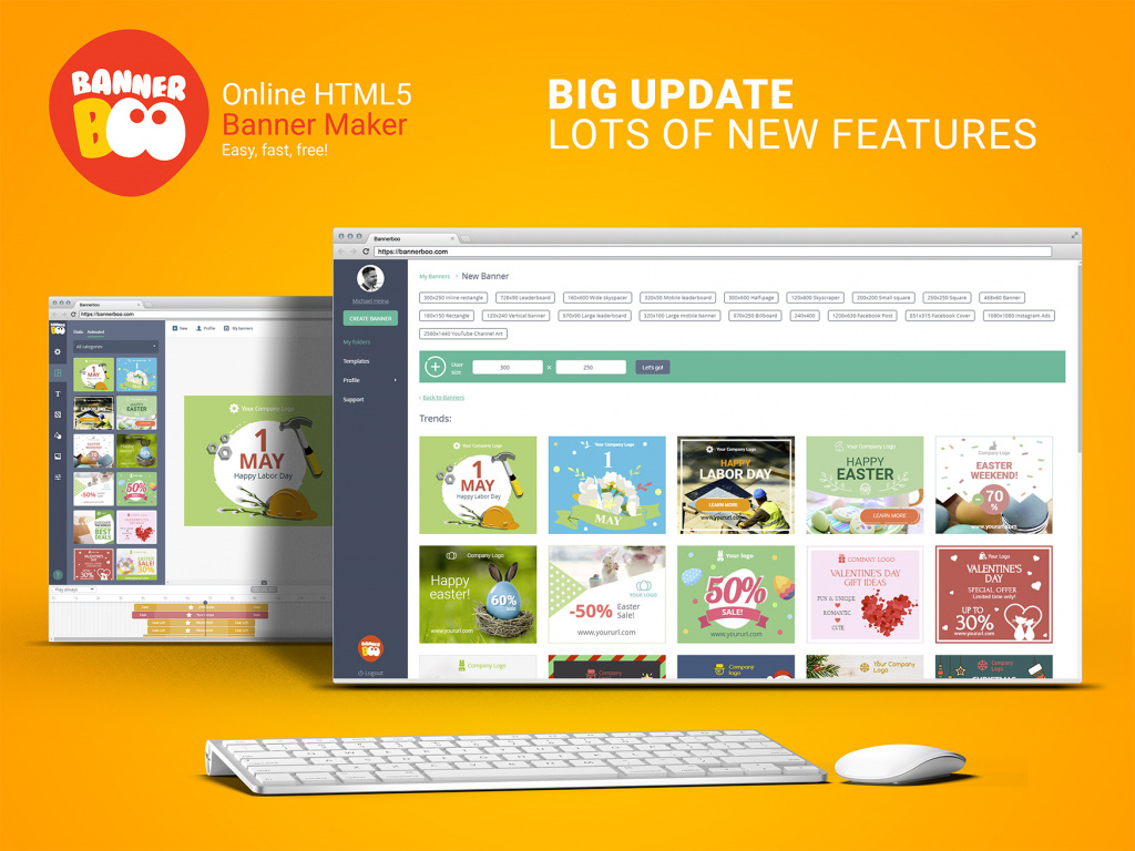 Big Update: New Interface and New Banner Editor Features