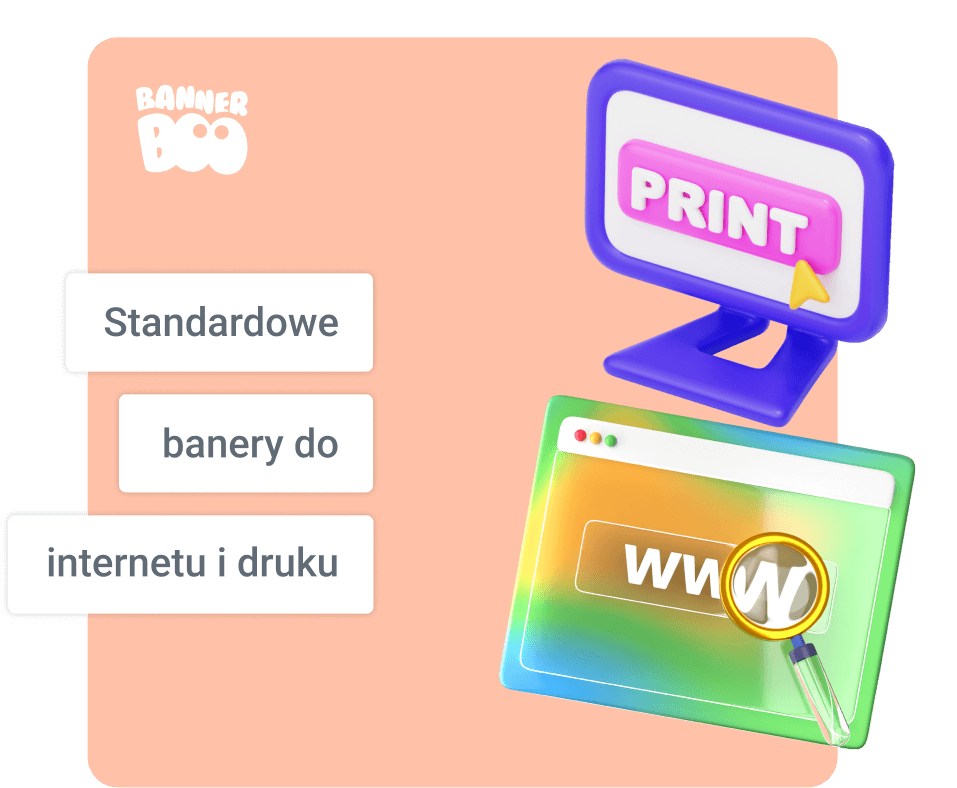 Najpopularniejsze standardowe rozmiary banerów do internetu i druku 2026