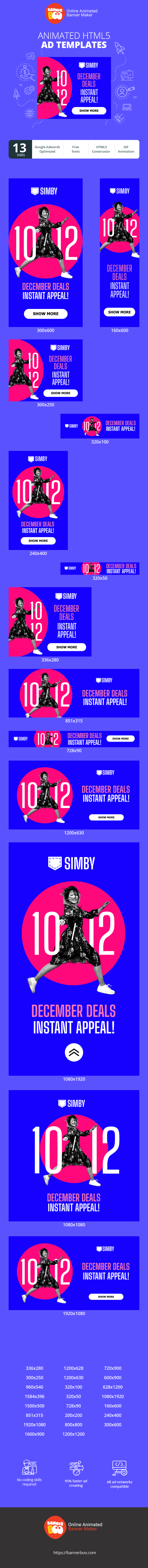 Szablon reklamy banerowej — Dezember-Angebote Sofortige Attraktivität! — 10/12 Modeverkauf