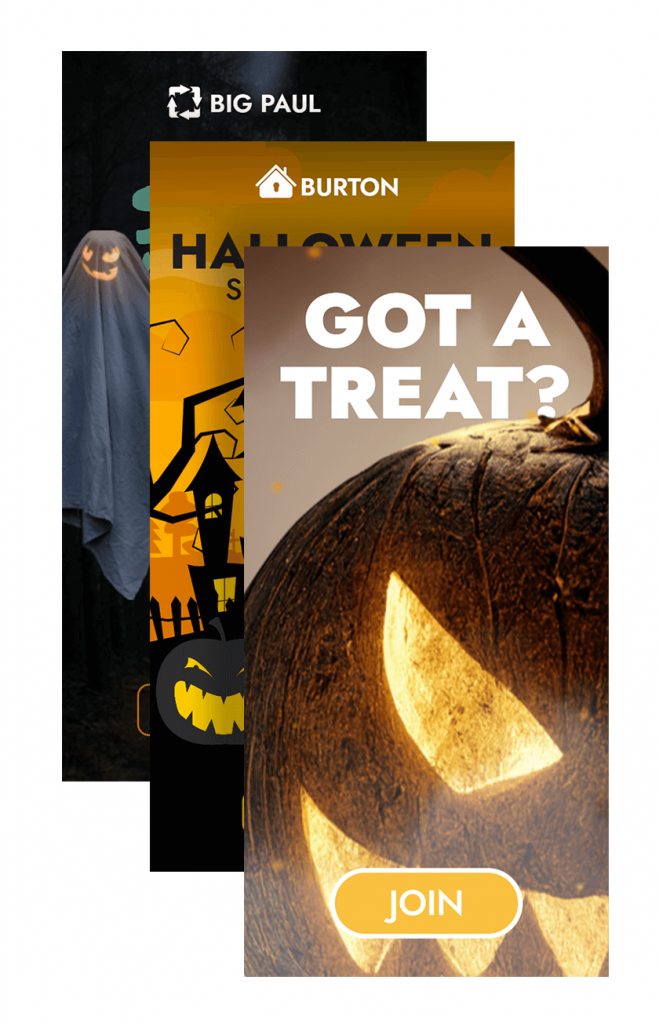 HTML5 Halloween-Banner-Vorlagen